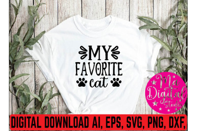 My favorite cat svg