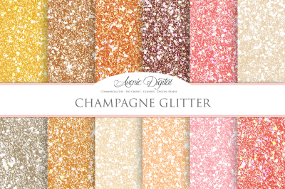 Champagne Glitter Textures