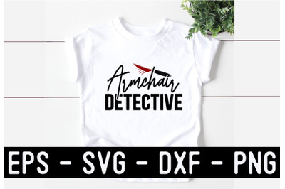 True Crime SVG T shirt Design Template