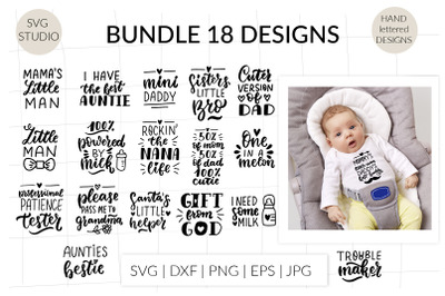 Baby boy t-shirt bundle svg, Baby t-shirt SVG, baby quotes svg