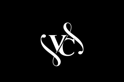 VC Monogram logo Design V6