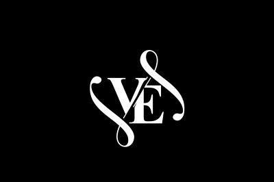 VE Monogram logo Design V6