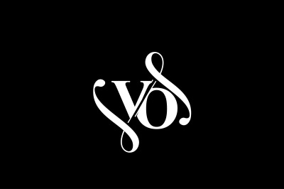 VO Monogram logo Design V6