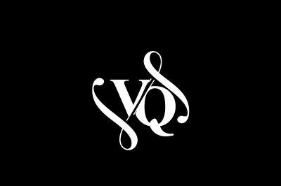 VQ Monogram logo Design V6