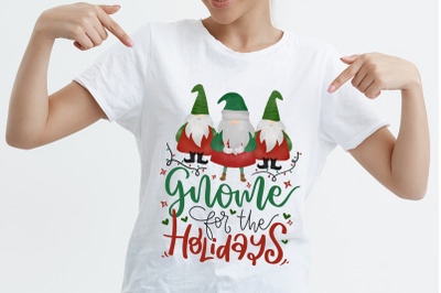 Gnome For The Holidays PNG Sublimation
