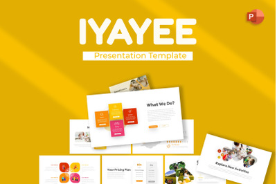 Iyayee Education Creative PowerPoint Template