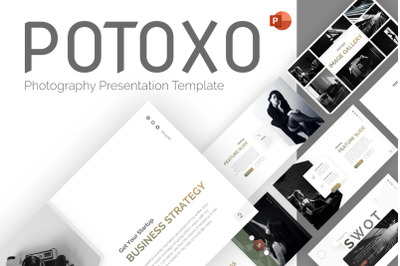 Potoxo Photography Minimalist PowerPoint Template