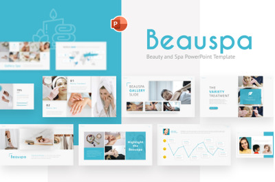 Beauspa Beauty Modern PowerPoint Template