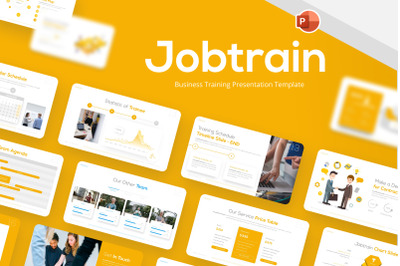 Jobtrain Business Training PowerPoint Template