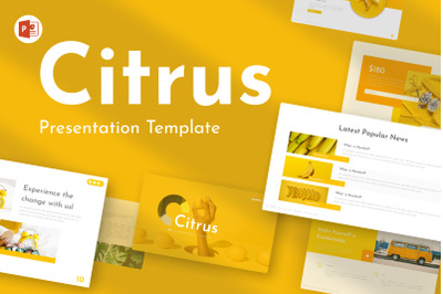 Citrus Multipurpose Creative PowerPoint Template