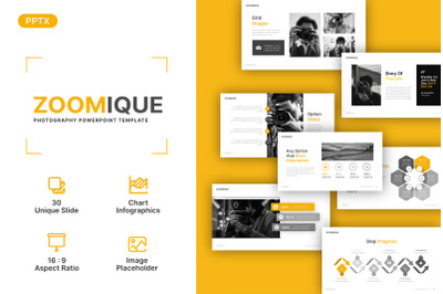 Zoomique Photography PowerPoint Template