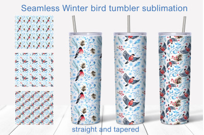 Winter tumbler sublimation 20oz Tumbler Design PNG Snow Wrap