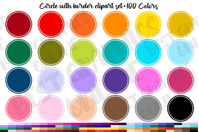 Circle with Border Clipart Circles Image