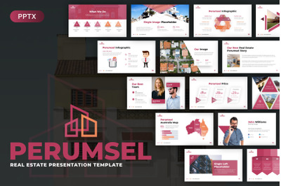 Perumsel Real Estate PowerPoint Template