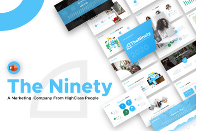 The Ninety Marketing Business PowerPoint Template