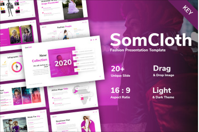 Somcloth Fashion PowerPoint Template