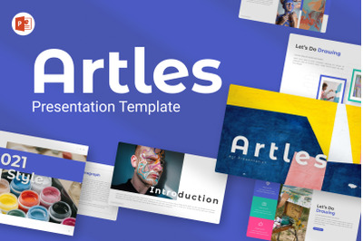 Artles Art Creative PowerPoint Template