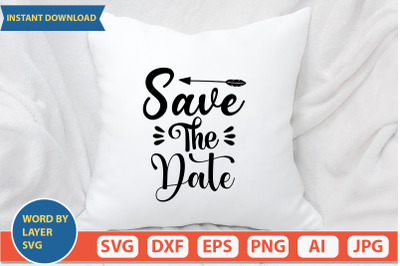 Save The Date svg cut file