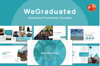 WeGraduated Graduation PowerPoint Template