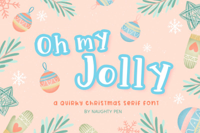 Oh My Jolly Christmas Handwritten Font