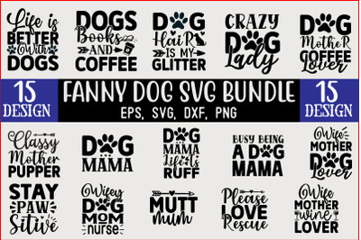 Fanny DOG SVG T shirt Design Template