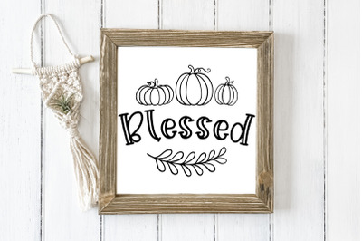 Blessed SVG Thanksgiving Quotes
