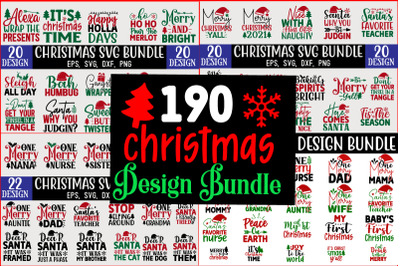 Christmas SVG T shirt Design Bundle