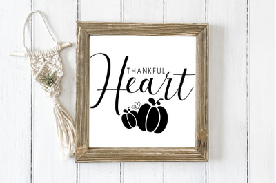 Thankful Heart SVG