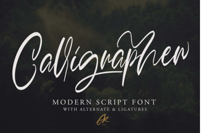 Calligrapher - Modern Script Font