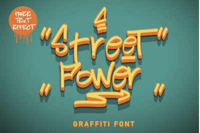 Street Power - Graffiti Font