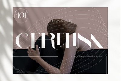 Cerelina! Modern Serif Display Font!