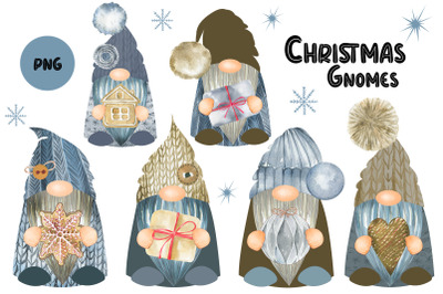 Christmas Gnomes clipart