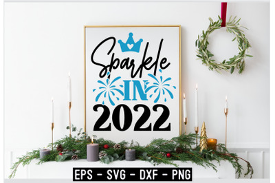 Happy New Year SVG Design Template