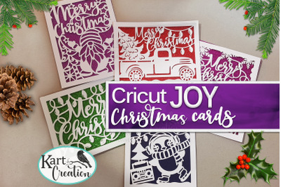 Cricut Joy Christmas card svg bundle