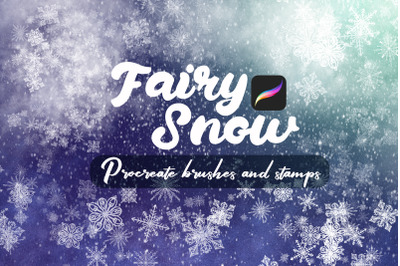 snow brushes, procreate brushes, procreate stamps, procreate snow brus