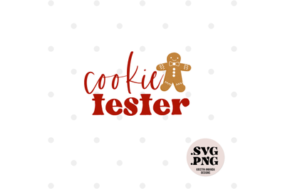 Cookie Tester Christmas SVG Cut File and PNG  Cricut  Silhouette