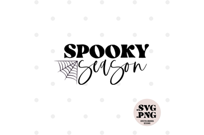 Spooky Season Halloween SVG Cut File and PNG  Cricut  Silhouette