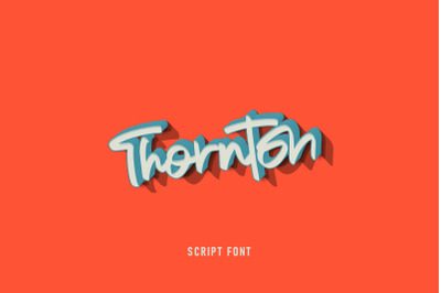 Thornton - Script Font