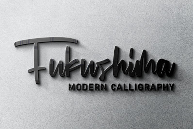 Fukushima - Modern Calligraphy