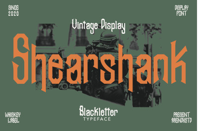 Shearshank - Blackletter Typeface