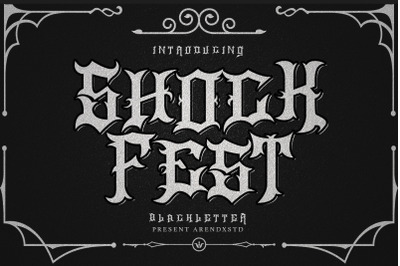 Shock Fest - Blackletter Font