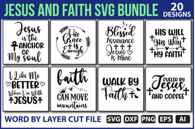 Jesus and Faith SVG Bundle vol.2