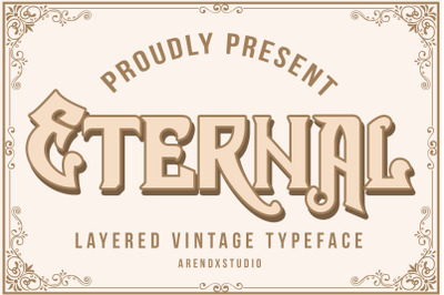 Eternal - Layered Vintage Typeface