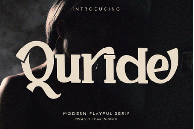 Quride - Display Serif Font