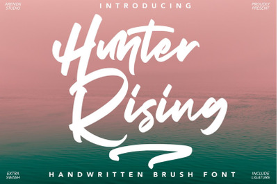 Hunter Rising - Brush Font