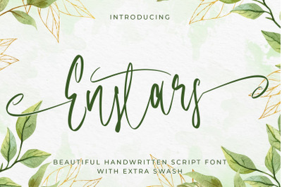 Enstars - Beautiful Handwritten Font