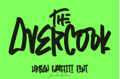 The Overcook - Graffiti Font