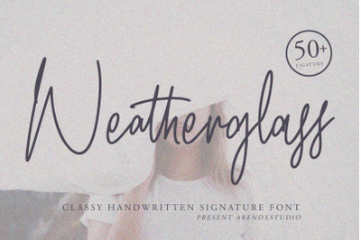 Weatherglass - Handwritten Signature