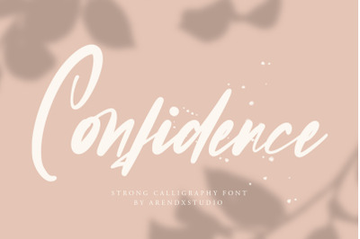 Confidence - Calligraphy Font