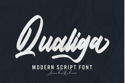 Qualiga - Script Font